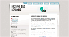 Desktop Screenshot of brisbanebirdboarding.com